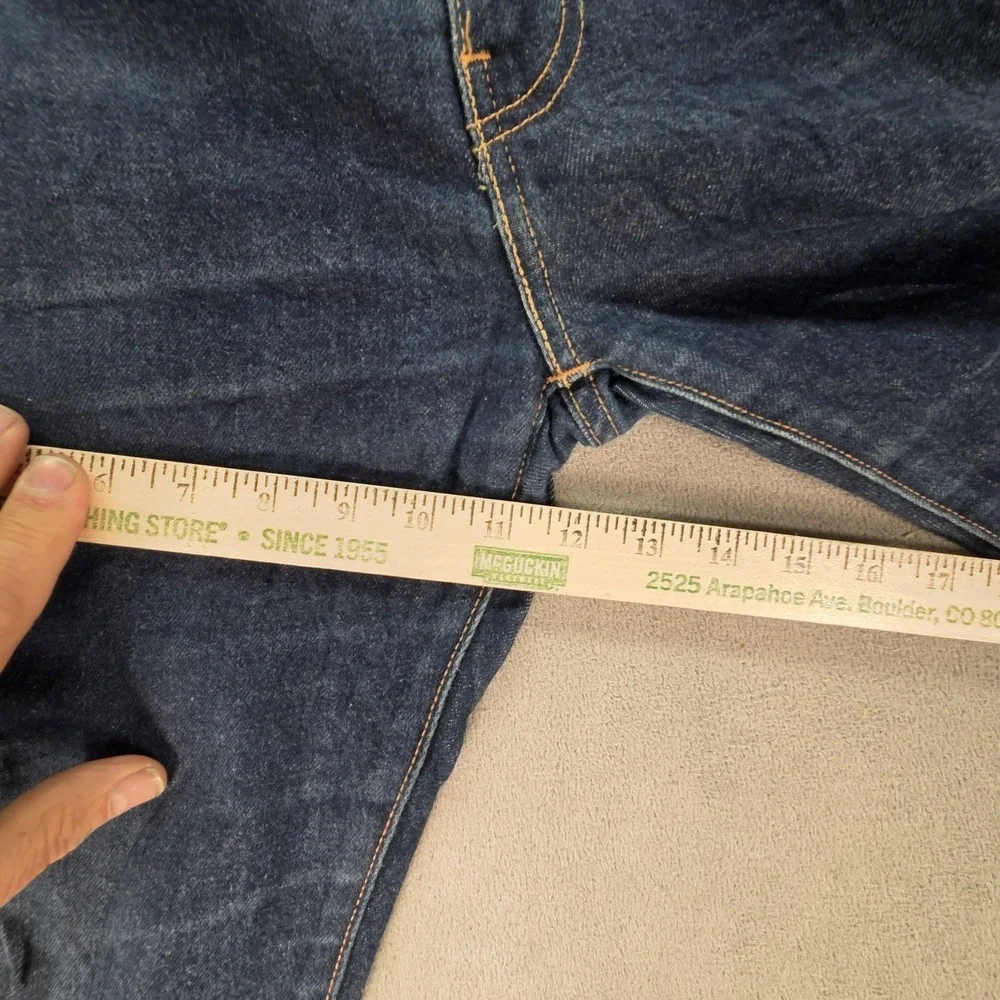 Levis 502 Jeans Mens‎ Selvedge Blue Med Wash Regular Fits 36x29